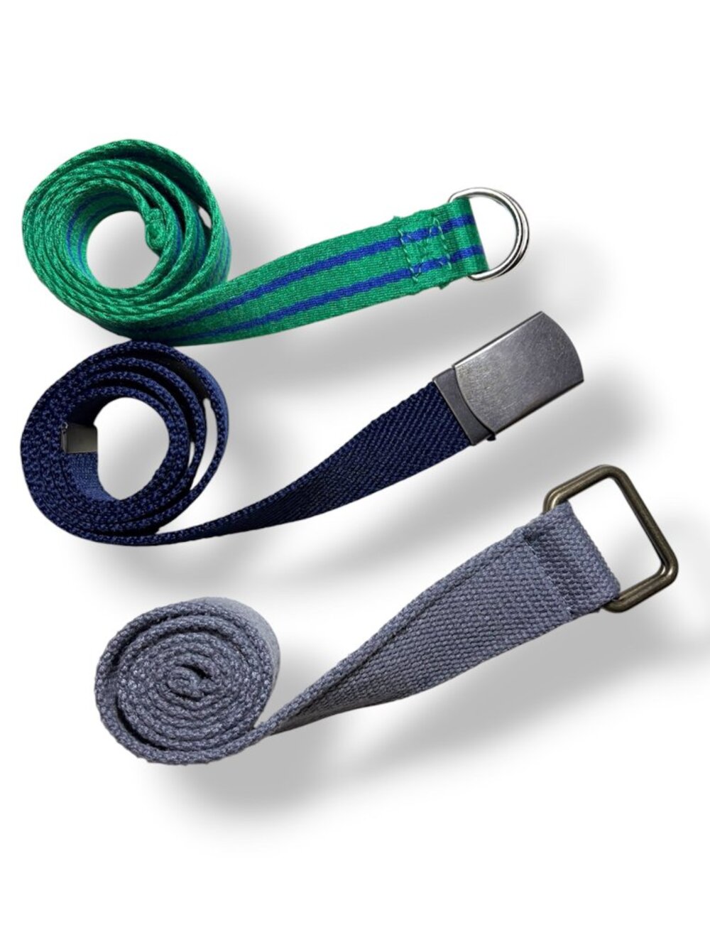 Kids Woven Webbing Belts Lot of 3 Unisex